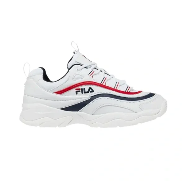 Fila | Shoes | Fila White Sneakers With Red And Navy Accents  display picture 1